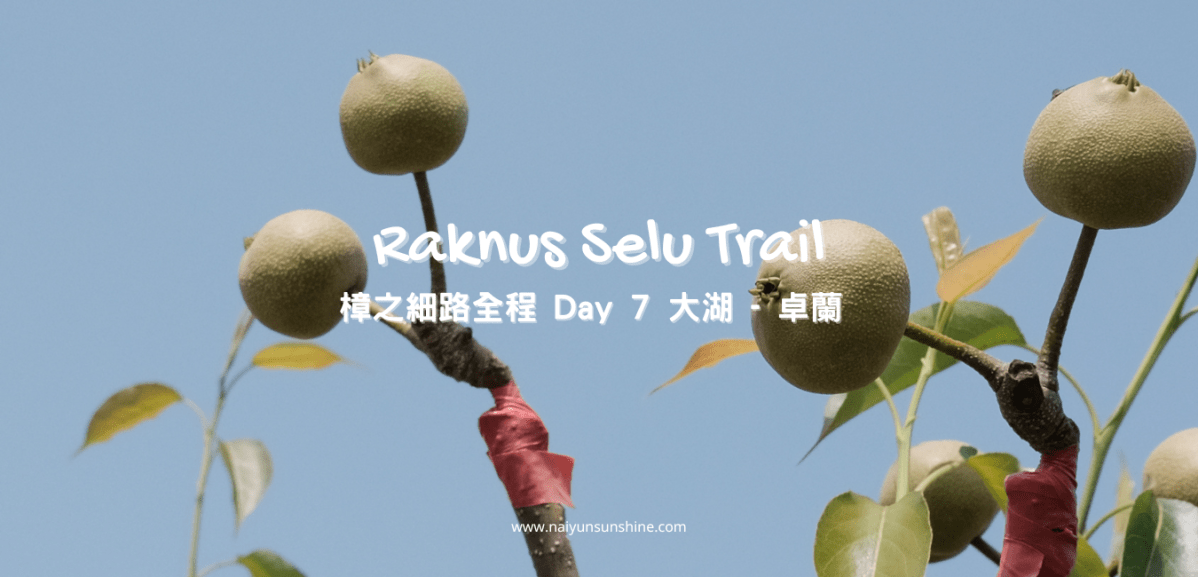 [ 健行 ] 樟之細路全程 Day 7 大湖 –&nbsp;卓蘭